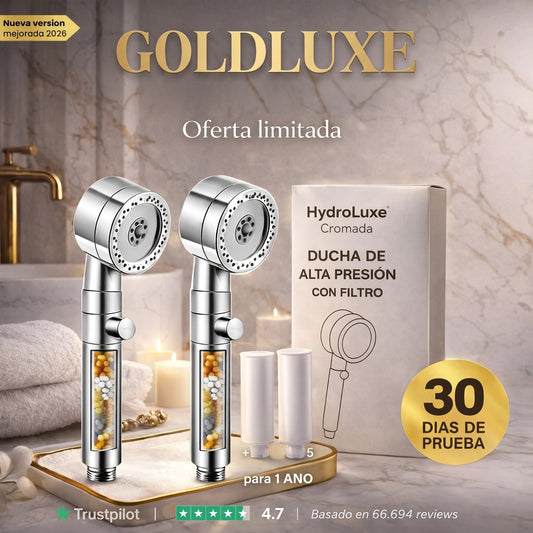 Hydroluxe: Ducha de Alta Presión y Filtro