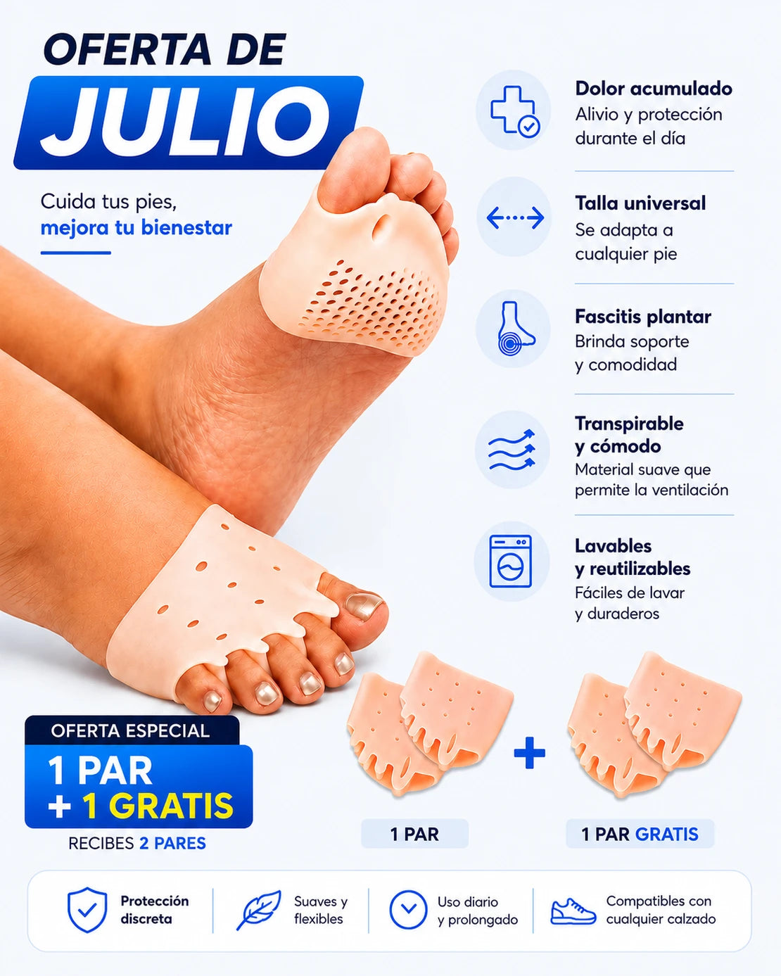 Separadores de Dedos con Plantillas - Imagen 1